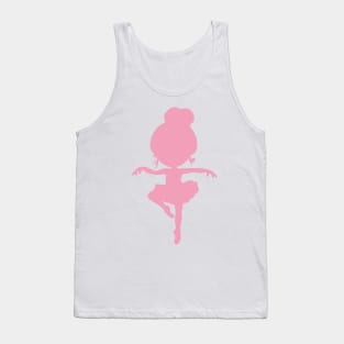 Ballerina Silhouette, Ballet Girl, Ballet Dancer Tank Top